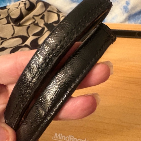 Coach Black and Cream Signature Tote Bag - Picture 3 of 5